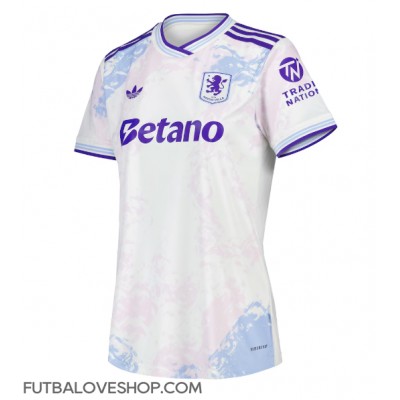 Dres Aston Villa Matty Cash #2 Tretina pre Ženy 2025-26 Krátky Rukáv Dres Aston Villa Matty Cash #2 Tretina pre Ženy 2025-26 Krátky Rukáv